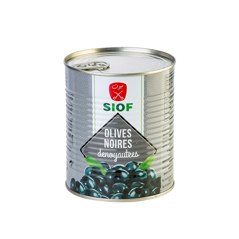Olives noires dénoyautées