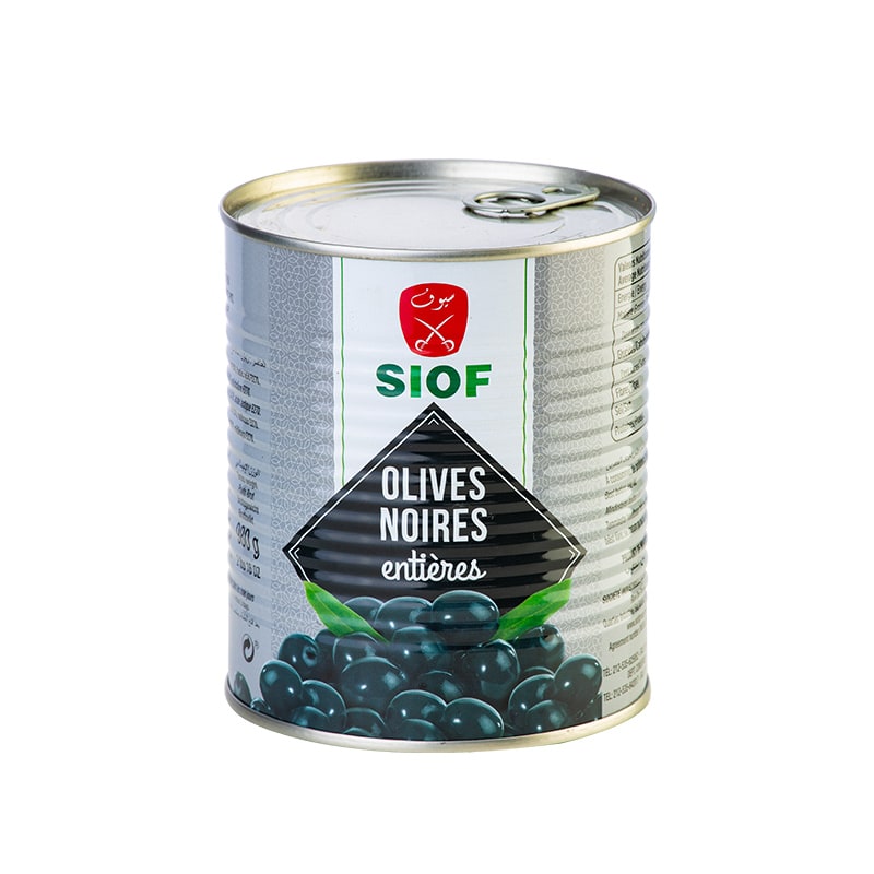 Olives noires entières — autre conditionnement