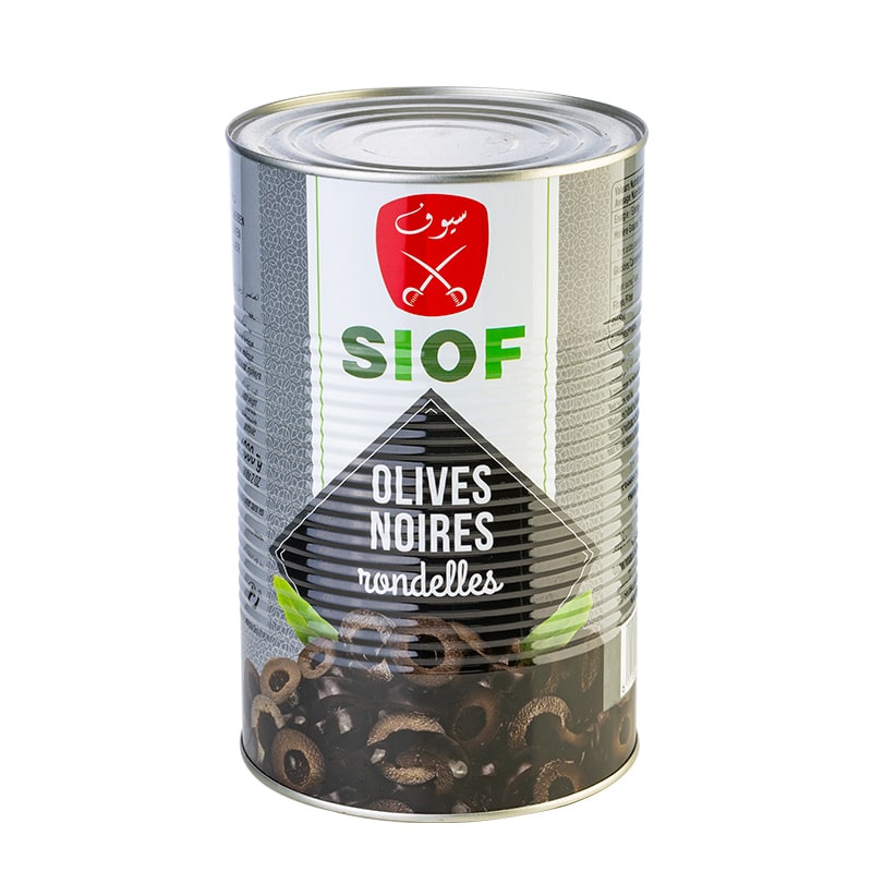 Olives noires tranchées